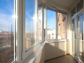 Алюминиевые окна на балкон фото
