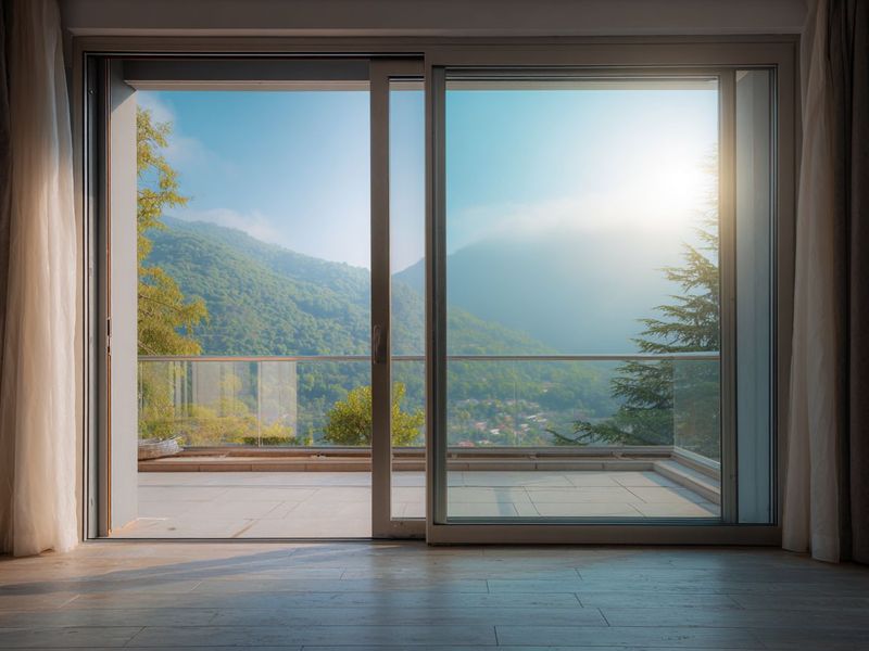 Установка алюминиевых раздвижных окон на балкон