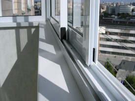 Раздвижные окна из алюминия установить
