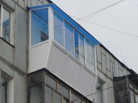 Замена пластикового балкона на алюминиевый от производителя
